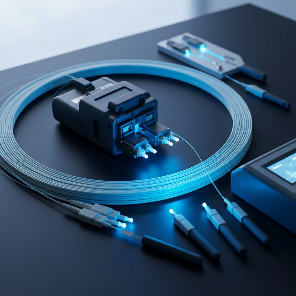 Fiber optic cables and splicing equipment